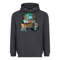 Smoke Happy Easter Heavyweight Hoodie - CowhideDigitalArt