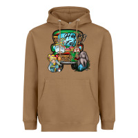 Toasted Coconut Happy Easter Heavyweight Hoodie - CowhideDigitalArt