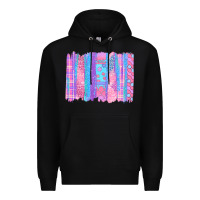 Black Pink Easter Brushstrokes Premium Hoodie - BundleAndBundleShop