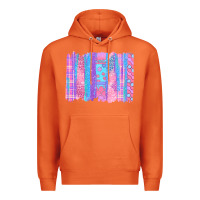 Carrot Pink Easter Brushstrokes Premium Hoodie - BundleAndBundleShop
