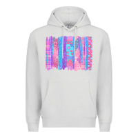 Dove Grey Pink Easter Brushstrokes Premium Hoodie - BundleAndBundleShop