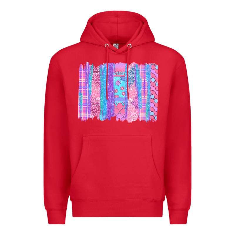 Pink Easter Brushstrokes Premium Hoodie by BundleAndBundleShop | Teevron