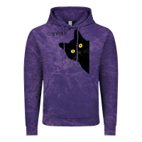 Cloud Purple black cat day halloween black cat meow Vintage Hoodie - tuanDangUi