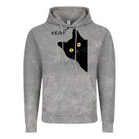 Cloud Rock black cat day halloween black cat meow Vintage Hoodie - tuanDangUi
