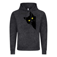 Vintage Black black cat day halloween black cat meow Vintage Hoodie - tuanDangUi