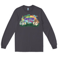 Smoke Happy Easter Day rainbow Long Sleeve Tee - HowdyJamesFarm