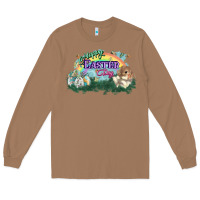 Toasted Coconut Happy Easter Day rainbow Long Sleeve Tee - HowdyJamesFarm