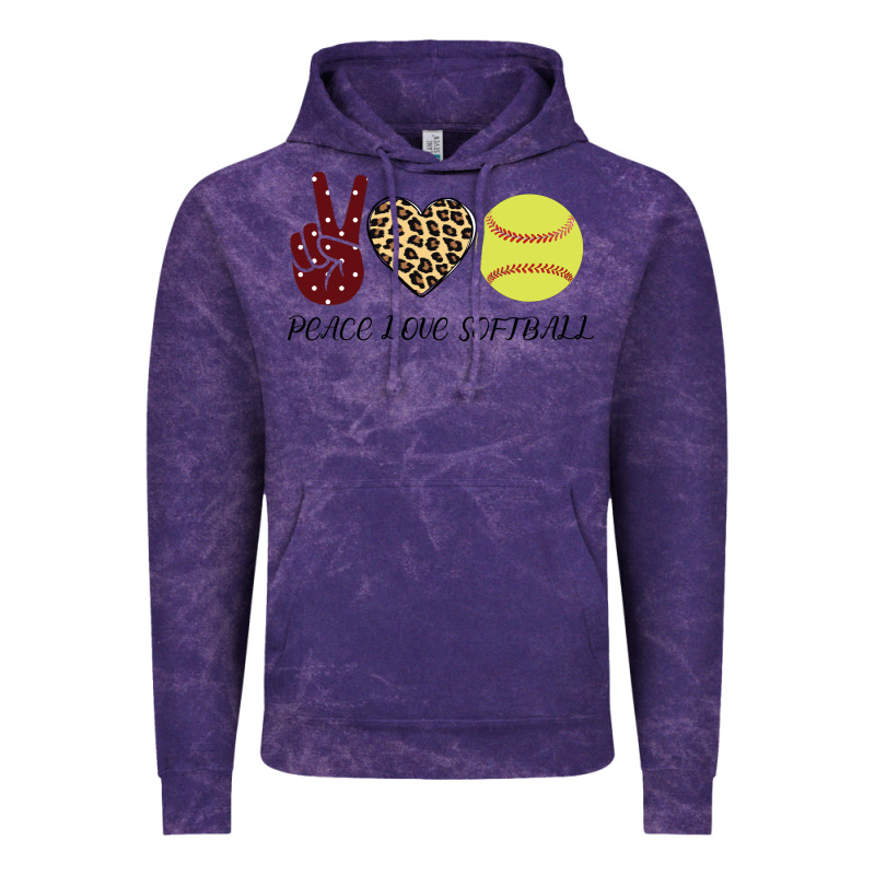 Peace Love Softball Vintage Hoodie by Bettercallsaul | Teevron