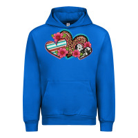 Cobalt easter spring western hearts Urban Hoodie - Artiststas