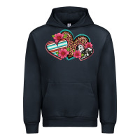 Navy easter spring western hearts Urban Hoodie - Artiststas