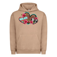 Pigment Burro easter spring western hearts Urban Hoodie - Artiststas