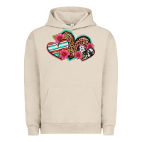 Pigment French Oak easter spring western hearts Urban Hoodie - Artiststas