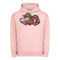 Pigment Salmon easter spring western hearts Urban Hoodie - Artiststas