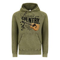 Vintage Olive Raised On Country Country Life Country Music Lover Vintage Hoodie - tuanDangUi