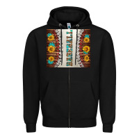 Black baseball with sunflower and gemstone tumbler Zipper Hoodie - BundleAndBundleShop
