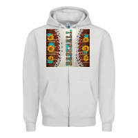 Dove Grey baseball with sunflower and gemstone tumbler Zipper Hoodie - BundleAndBundleShop