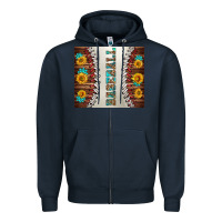 Navy baseball with sunflower and gemstone tumbler Zipper Hoodie - BundleAndBundleShop