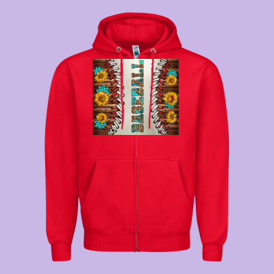 Baseball With Sunflower And Gemstone Tumbler Zipper Hoodie Designed By Bundleandbundleshop