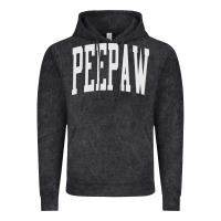 Vintage Black peepaw grandpa new grandfather fathers Vintage Hoodie - tuanDangUi