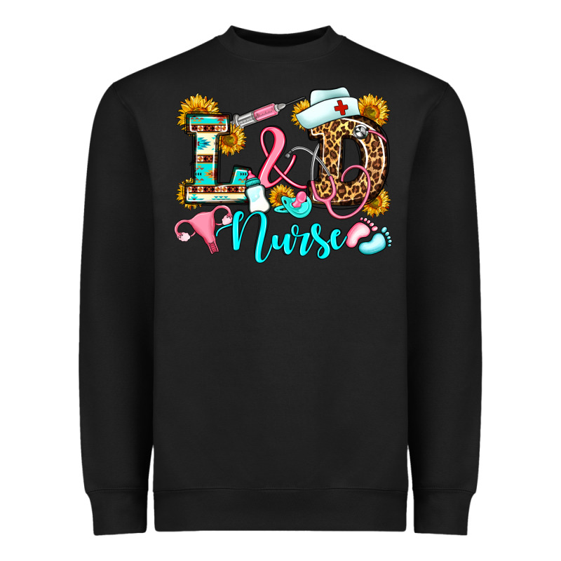 Labor And Delivery Nurse Heavyweight Sweatshirt by OliviaCreatesArt | Teevron