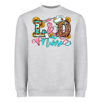 Heather Grey labor and delivery nurse Heavyweight Sweatshirt - OliviaCreatesArt