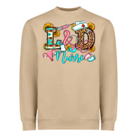 Mushroom labor and delivery nurse Heavyweight Sweatshirt - OliviaCreatesArt