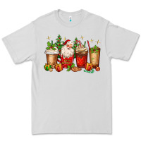 Dove Grey Christmas Santa coffee cups Premium Tee - MaliasSmallBusiness