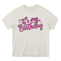 Cream it s my birthday Heavy Core Tee - MaliasSmallBusiness