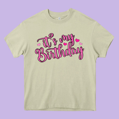 It S My Birthday Heavy Core Tee Designed By Maliassmallbusiness