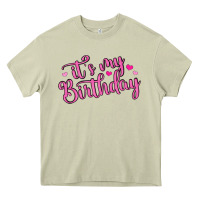 Mossy it s my birthday Heavy Core Tee - MaliasSmallBusiness