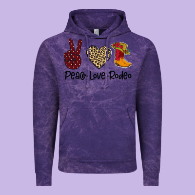 Peace Love Rodeo Vintage Hoodie Designed By Bettercallsaul
