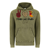 Vintage Olive Peace Love Rodeo Vintage Hoodie - Bettercallsaul