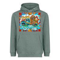 Sage happy thanksgiving Heavyweight Hoodie - CowhideDigitalArt