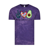 Cloud Purple PEACE LOVE AVOCADOS Vintage Tee - Bettercallsaul