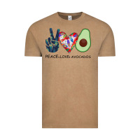 Vintage Coffee PEACE LOVE AVOCADOS Vintage Tee - Bettercallsaul