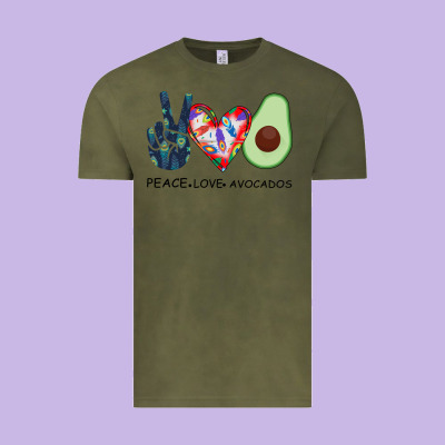Peace Love Avocados Vintage Tee Designed By Bettercallsaul