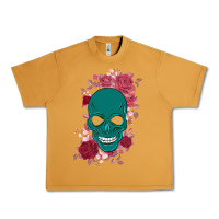 Peanut Butter Skull with flowers Urban Heavy Tee - Bettercallsaul