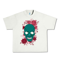 Pistachio Skull with flowers Urban Heavy Tee - Bettercallsaul