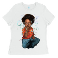 Afro Black Boy Ladies Tee | Teevron