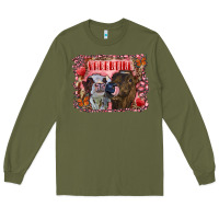 Army Green Valentine heifers Long Sleeve Tee - RanaPortraitStore