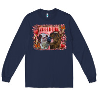 Navy Valentine heifers Long Sleeve Tee - RanaPortraitStore