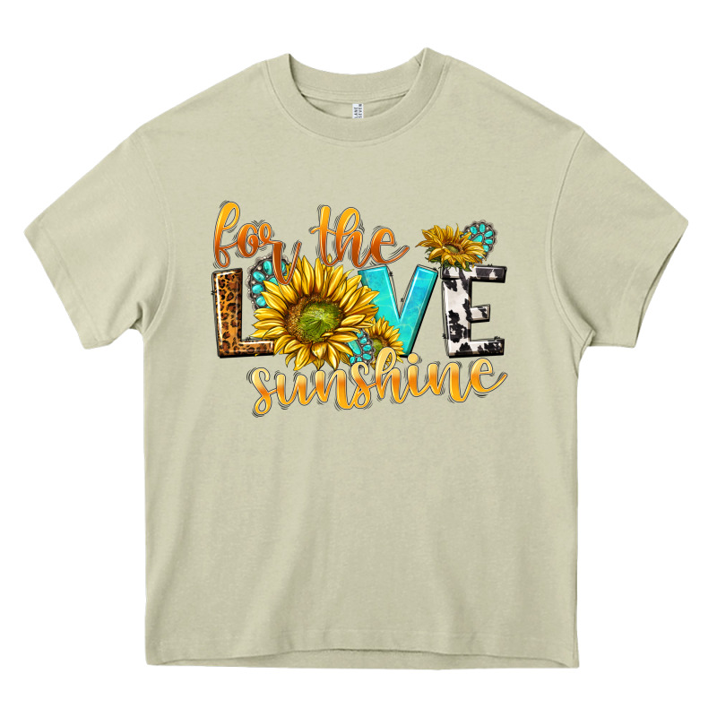 For The Love Sunshine Heavy Core Tee by NancyCooperArtShop | Teevron