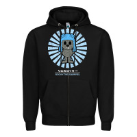 Black rocky the squirrel retro vintage Zipper Hoodie - tuanDangUi
