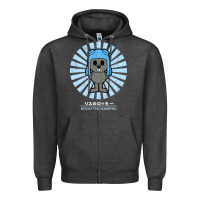 Charcoal Heather rocky the squirrel retro vintage Zipper Hoodie - tuanDangUi