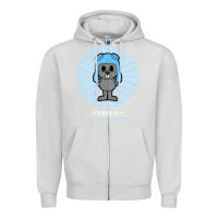 Dove Grey rocky the squirrel retro vintage Zipper Hoodie - tuanDangUi