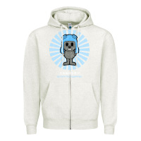 Oatmeal Heather rocky the squirrel retro vintage Zipper Hoodie - tuanDangUi