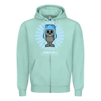 Seafoam rocky the squirrel retro vintage Zipper Hoodie - tuanDangUi