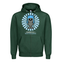 Sports Green rocky the squirrel retro vintage Zipper Hoodie - tuanDangUi