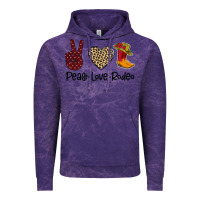 Cloud Purple Peace Love Rodeo Vintage Hoodie - Bettercallsaul
