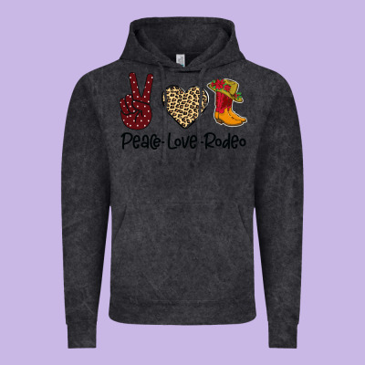 Peace Love Rodeo Vintage Hoodie Designed By Bettercallsaul